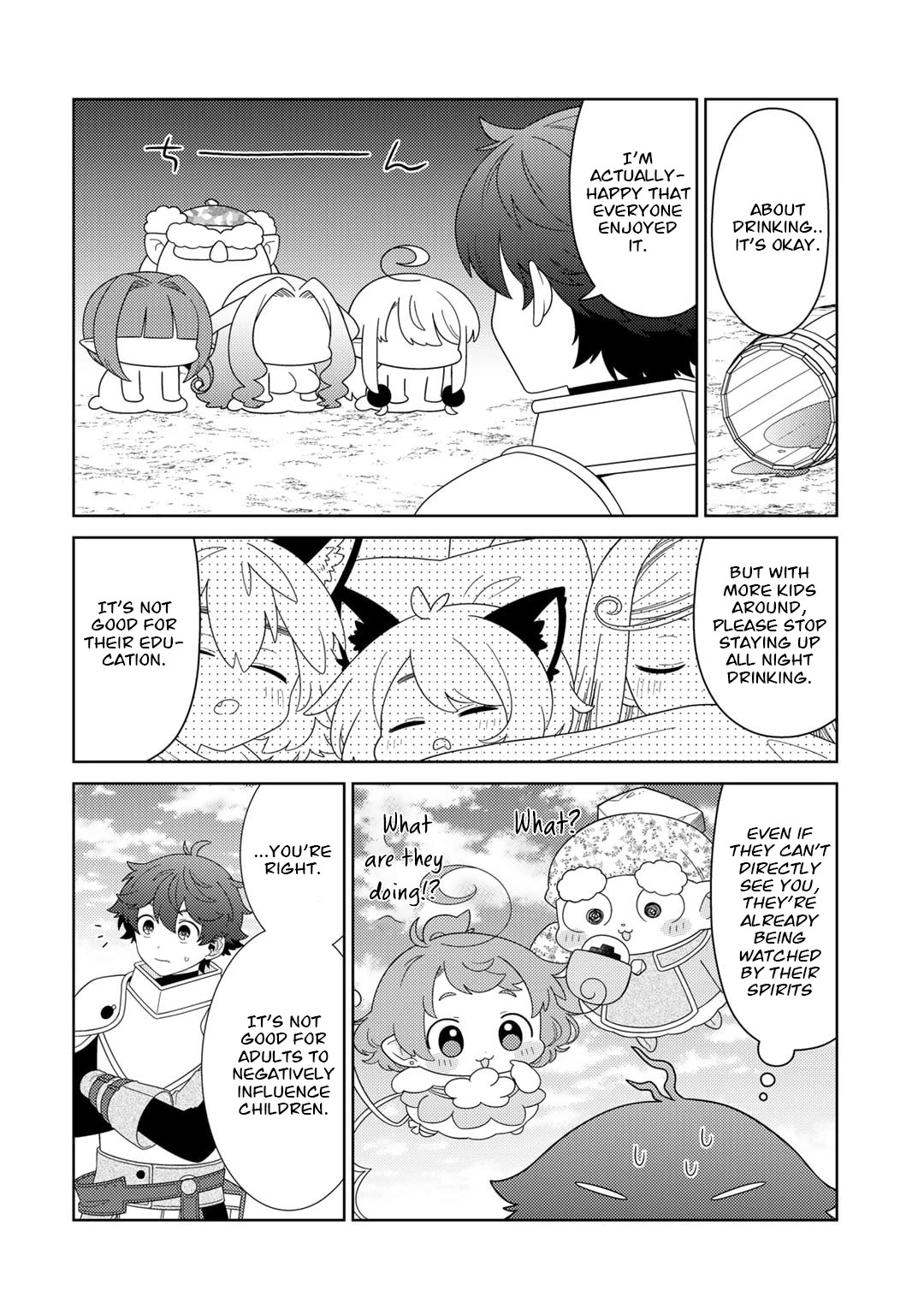 Seirei-tachi no Rakuen to Risou no Isekai Seikatsu Chapter 60 page 13 - Chapter 60