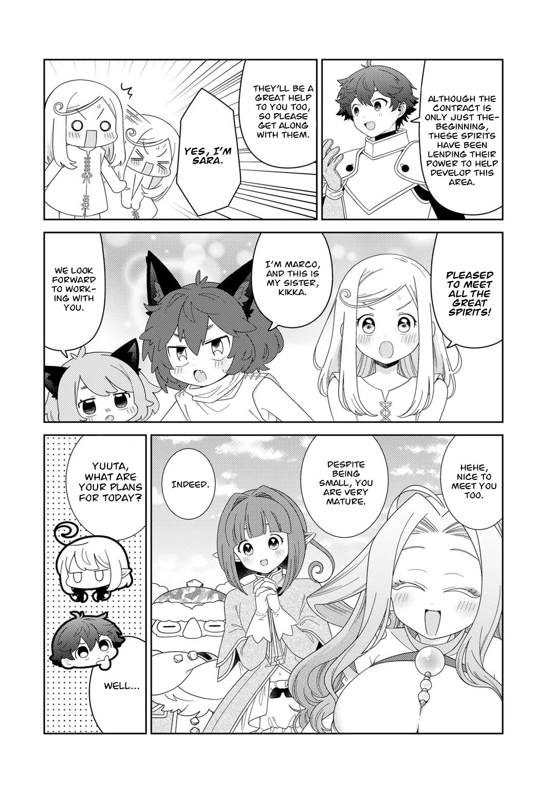 Seirei-tachi no Rakuen to Risou no Isekai Seikatsu Chapter 61 page 3 - Chapter 61