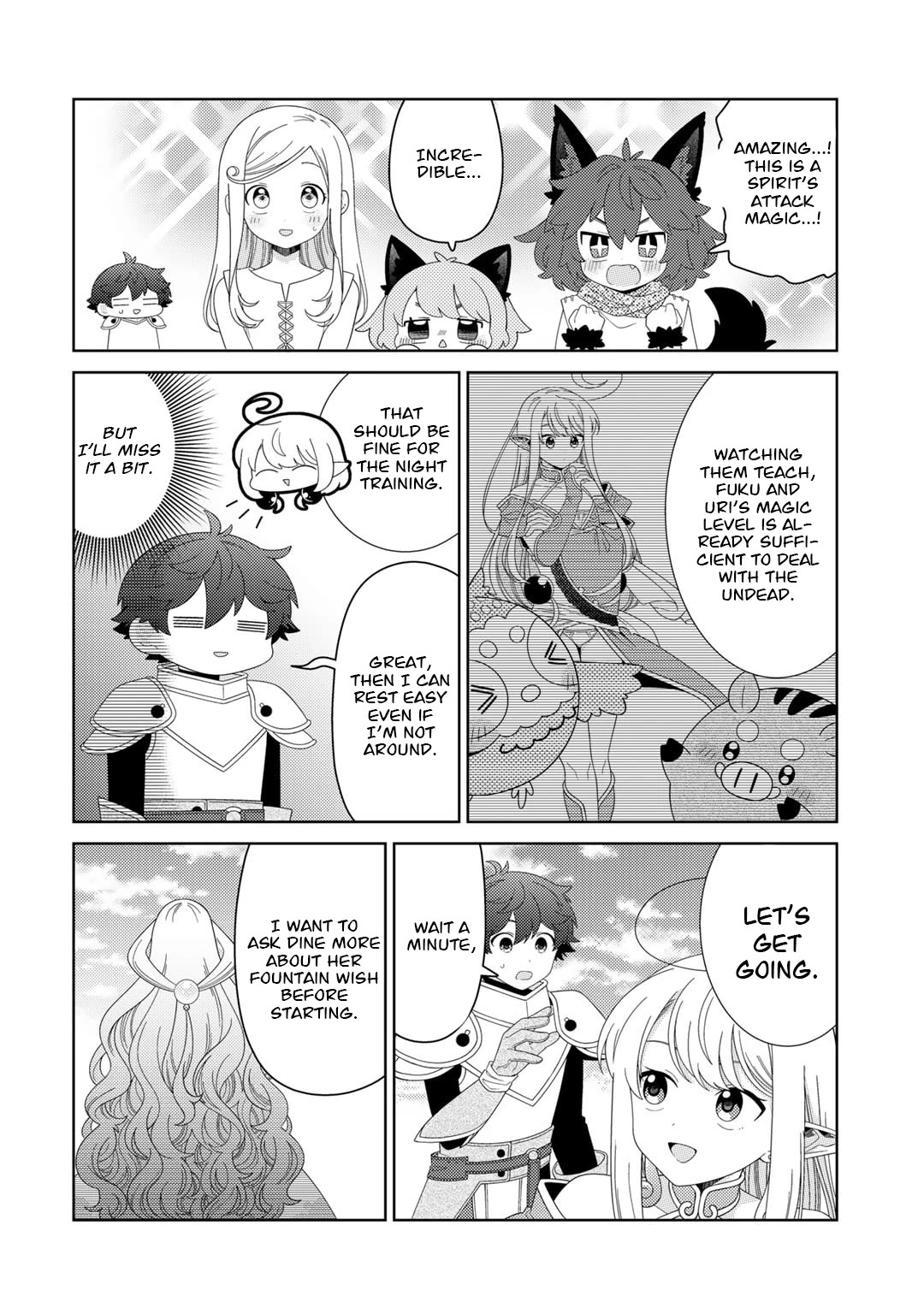 Seirei-tachi no Rakuen to Risou no Isekai Seikatsu Chapter 61 page 9 - Chapter 61