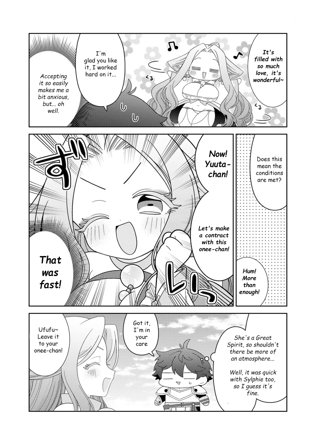 Seirei-tachi no Rakuen to Risou no Isekai Seikatsu Chapter 62 page 13 - Chapter 62