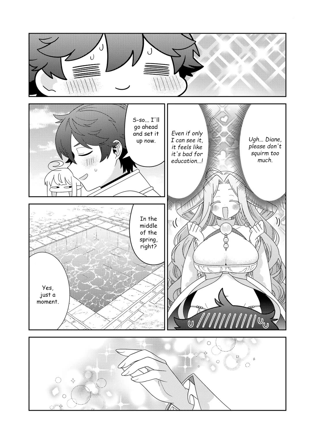 Seirei-tachi no Rakuen to Risou no Isekai Seikatsu Chapter 62 page 5 - Chapter 62