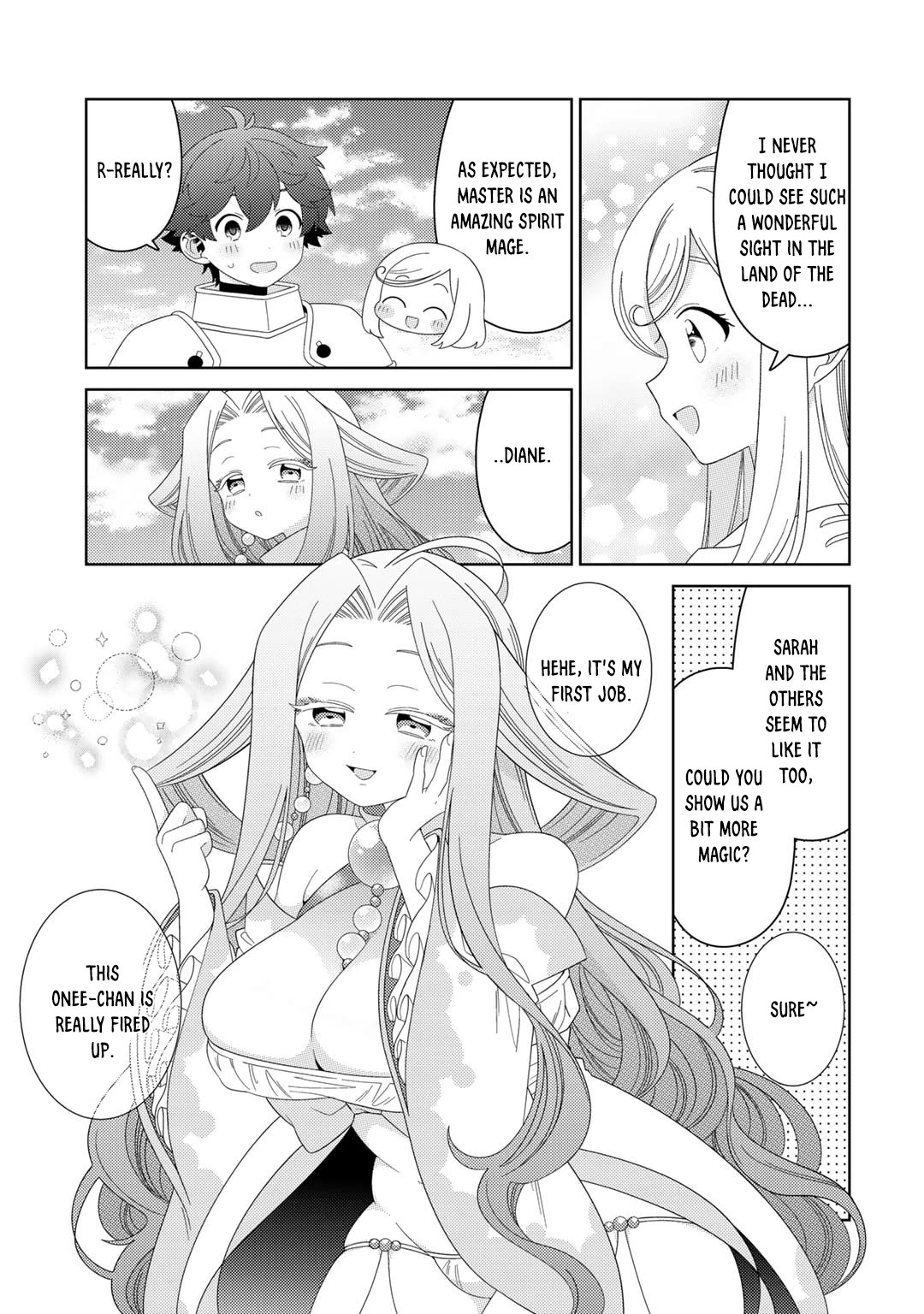 Seirei-tachi no Rakuen to Risou no Isekai Seikatsu Chapter 63 page 5 - Chapter 63