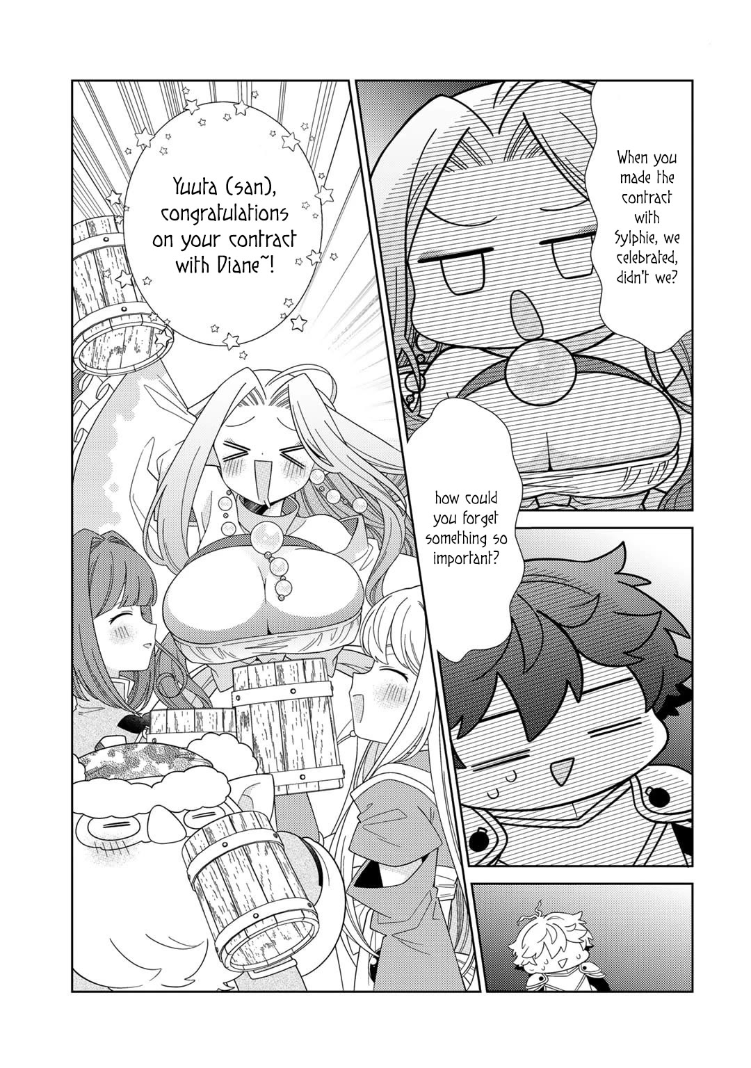 Seirei-tachi no Rakuen to Risou no Isekai Seikatsu Chapter 64 page 19 - Chapter 64