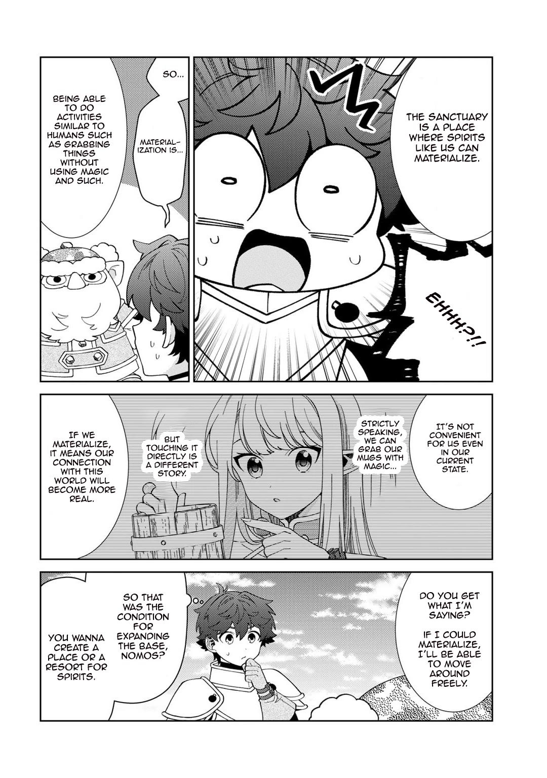 Seirei-tachi no Rakuen to Risou no Isekai Seikatsu Chapter 68 page 12 - Chapter 68