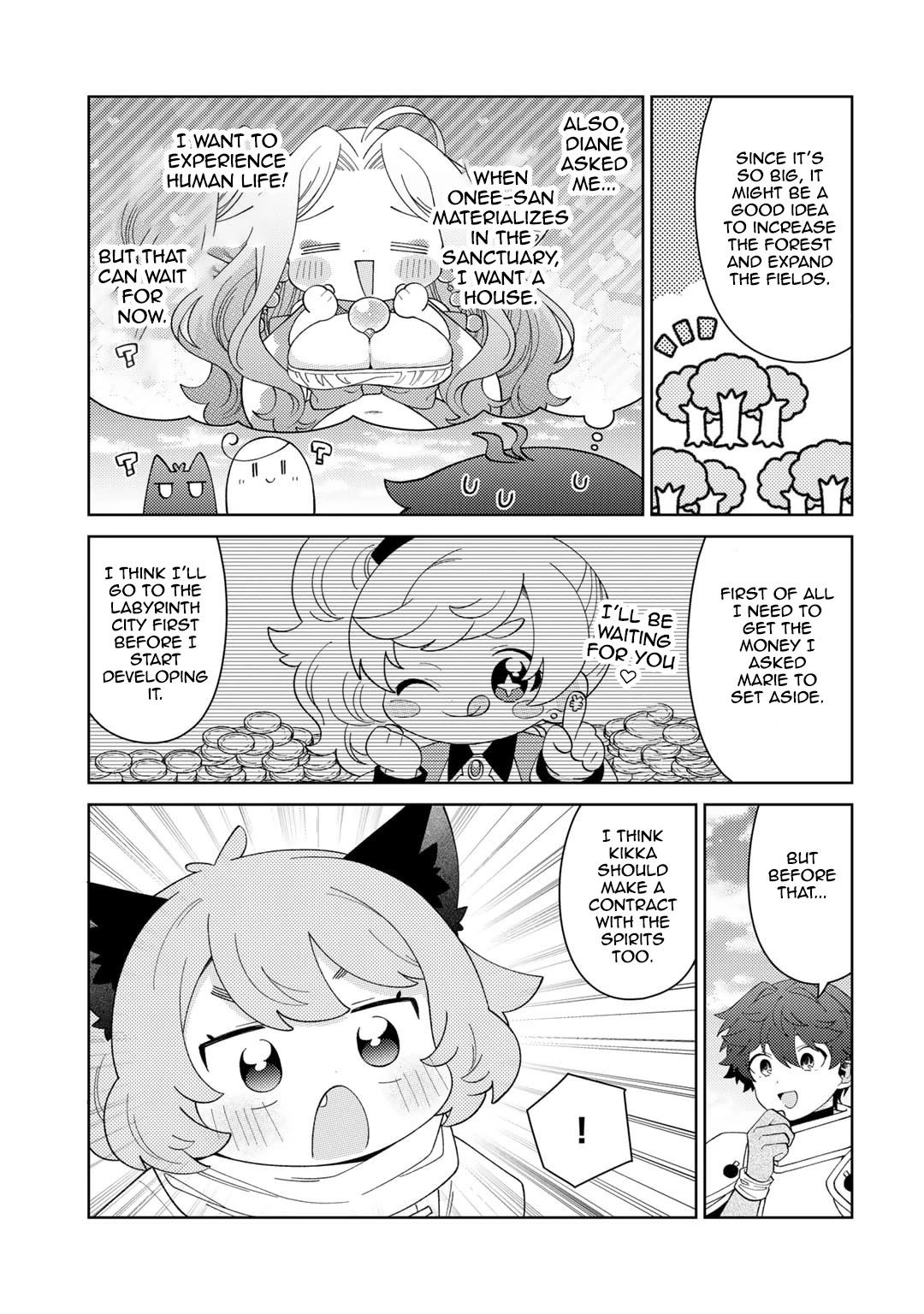 Seirei-tachi no Rakuen to Risou no Isekai Seikatsu Chapter 69 page 15 - Chapter 69