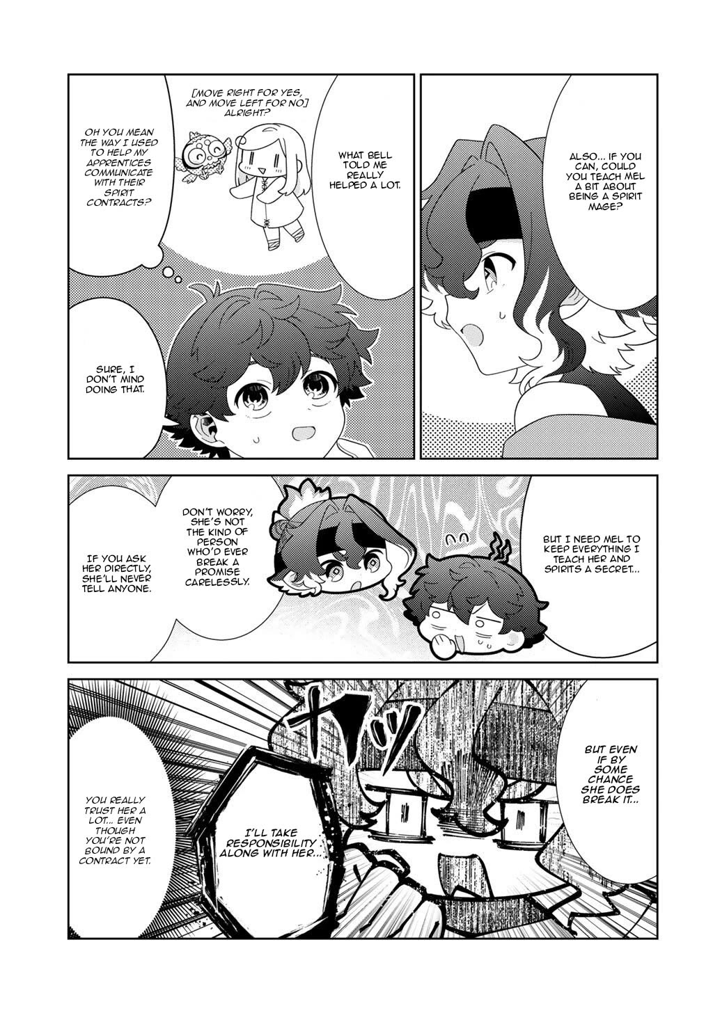 Seirei-tachi no Rakuen to Risou no Isekai Seikatsu Chapter 78 page 13 - Chapter 78