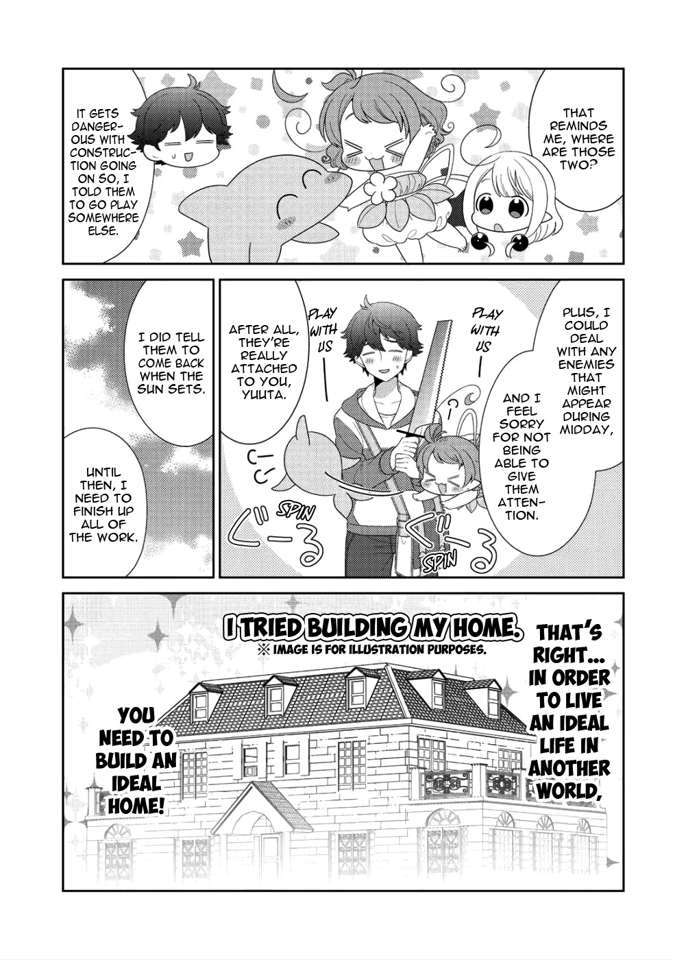 Seirei-tachi no Rakuen to Risou no Isekai Seikatsu Chapter 8 page 10 - Chapter 8