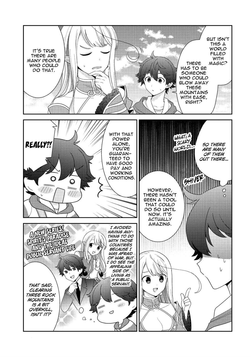Seirei-tachi no Rakuen to Risou no Isekai Seikatsu Chapter 8 page 4 - Chapter 8