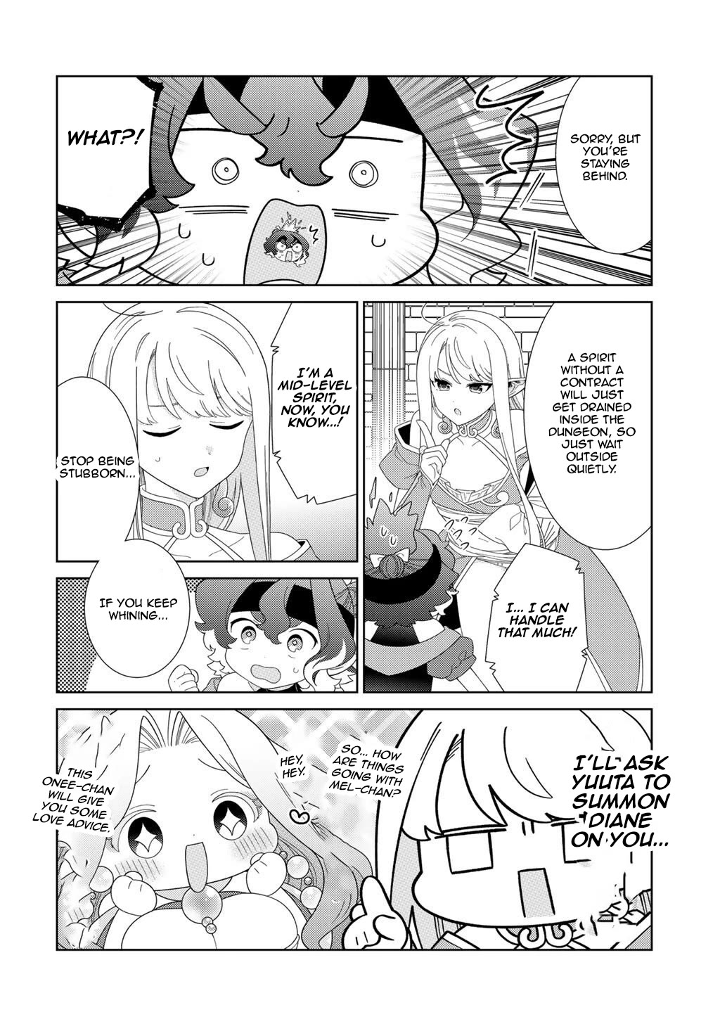 Seirei-tachi no Rakuen to Risou no Isekai Seikatsu Chapter 80 page 14 - Chapter 80