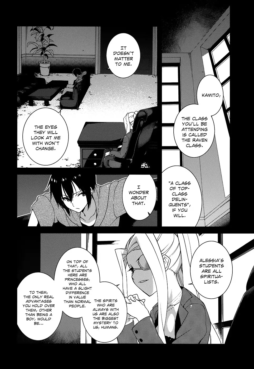 Seirei Tsukai no Kenbu (HYOUJU Issei) Chapter 4 page 6 - Chapter 4