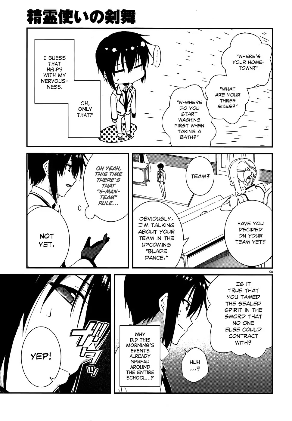 Seirei Tsukai no Kenbu (HYOUJU Issei) Chapter 4 page 7 - Chapter 4