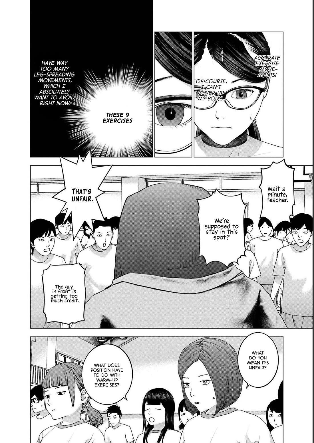 Seishokuki Chapter 143 page 4 - Chapter 143: Izumi Nogawa does gymnastics