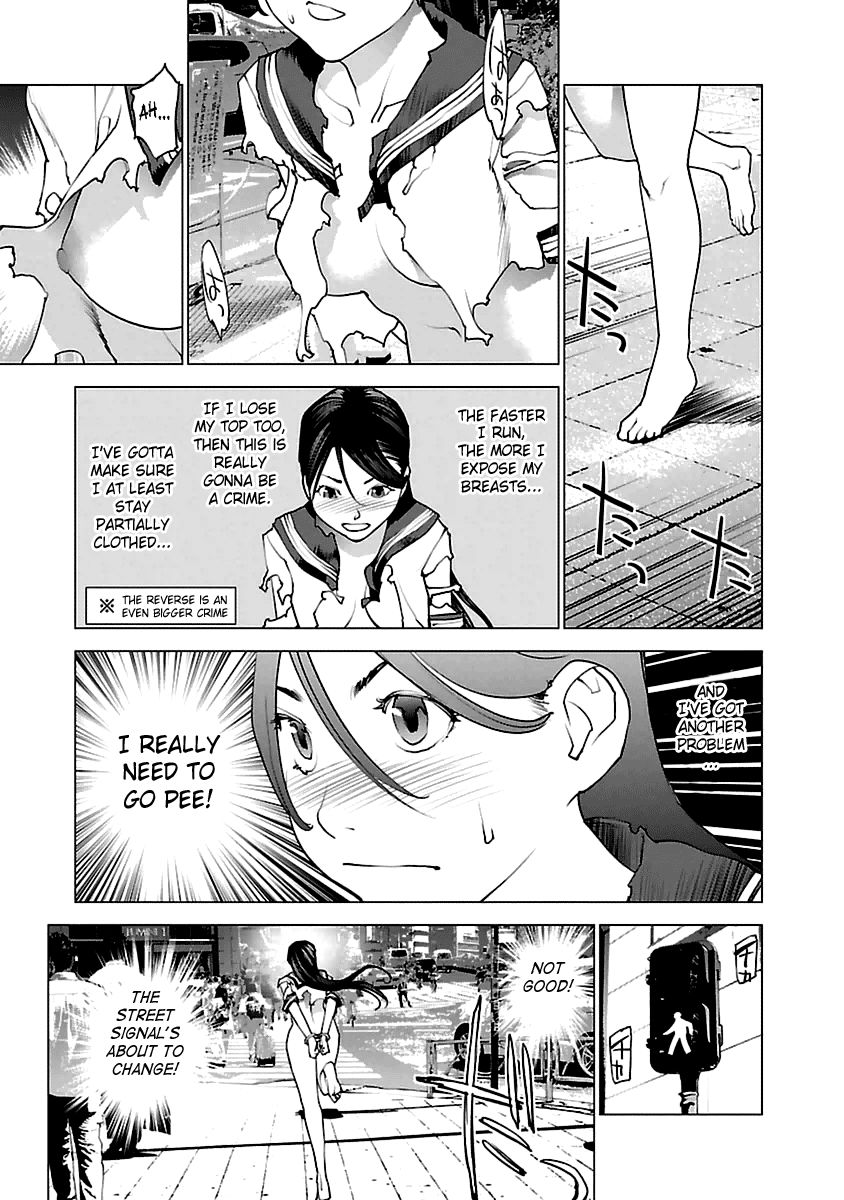 Seishokuki Chapter 38 page 14 - Chapter 38 : High School Girl Exhibitionist Walk, Izumi-chan, Age 17