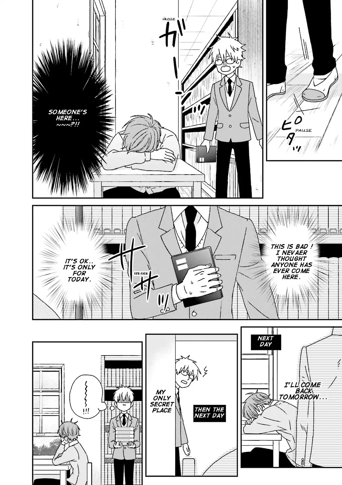 Seishun Danshi BL Chapter 3 page 5 - Chapter 3: Library's Secret
