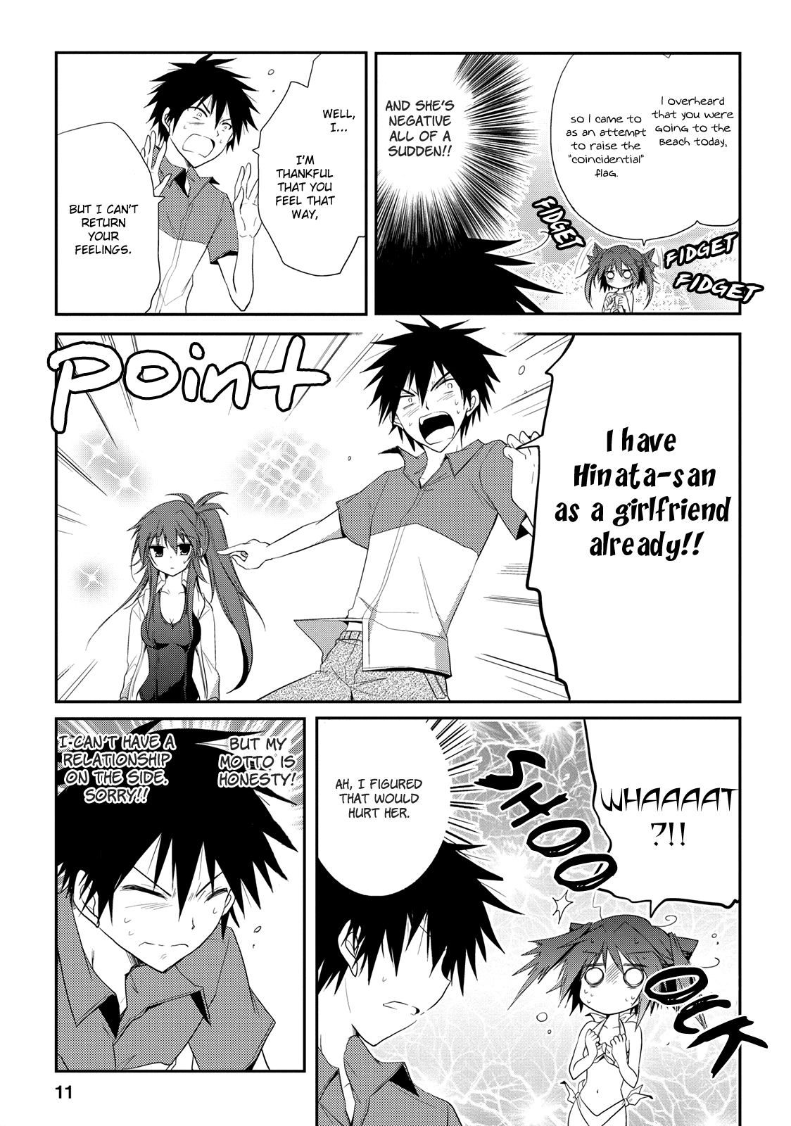 Seishun For-get! Chapter 7 page 11 - Chapter 7: Let's Enjoy the Love Triangle!!