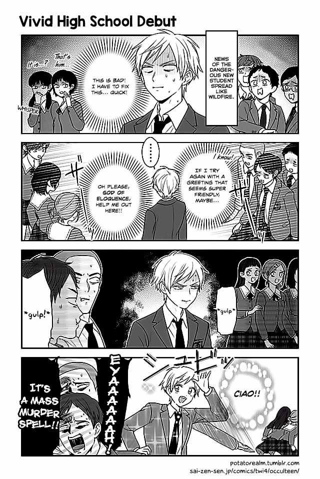 Seishun Occult Teen! Chapter 7 page 1 - Chapter 7: Vivid High School Debut