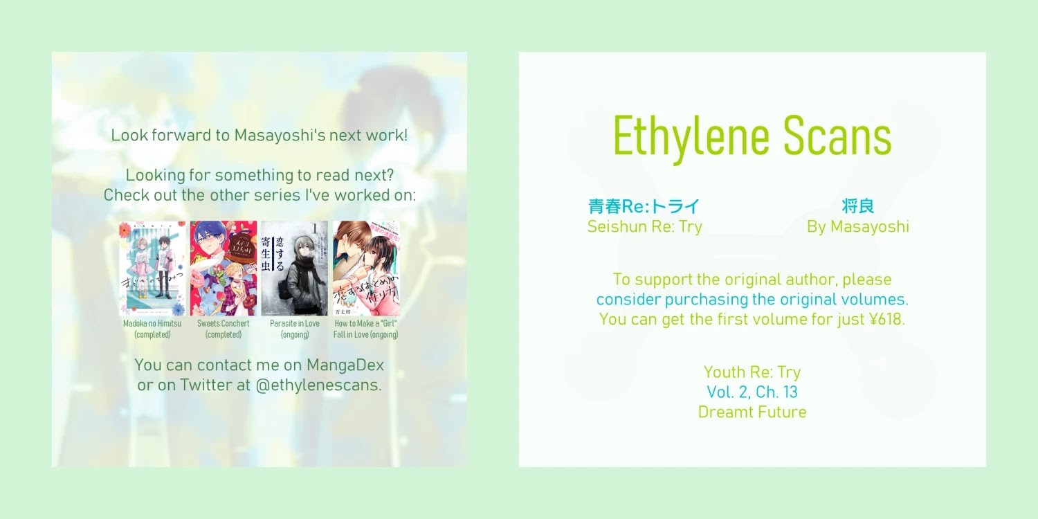 Seishun Re:Try Chapter 13 page 53 - Chapter 13: Dreamt Future [END]
