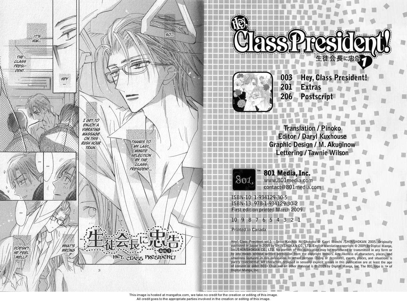 Seito Kaichou ni Chuukoku Chapter 0 page 3 - Chapter 0