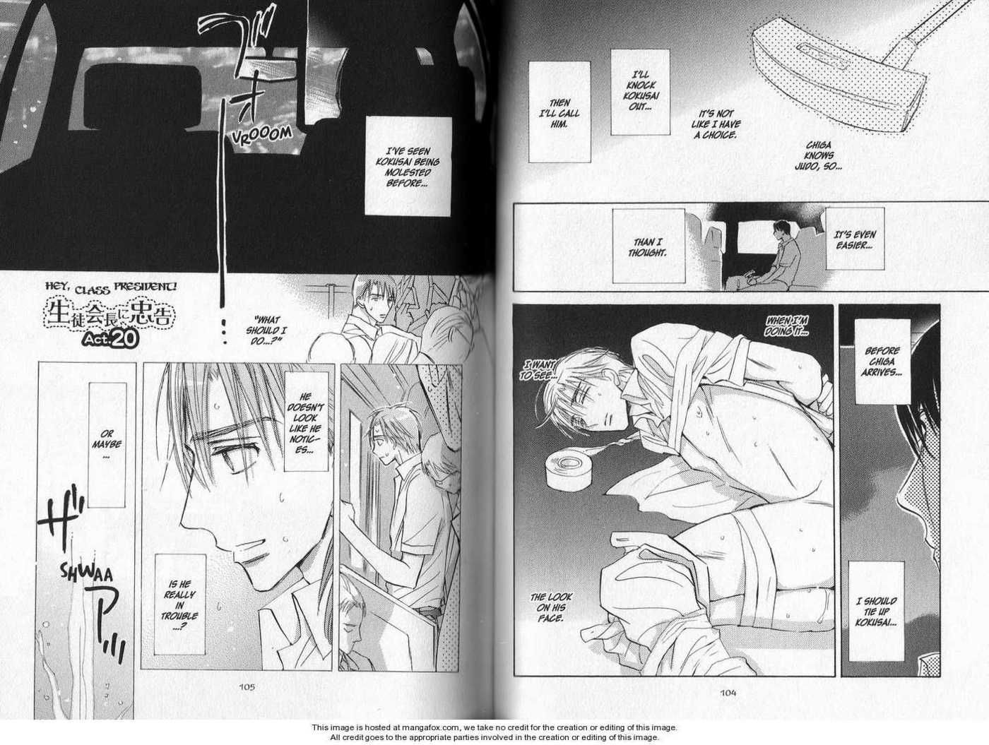 Seito Kaichou ni Chuukoku Chapter 20 page 1 - Chapter 20