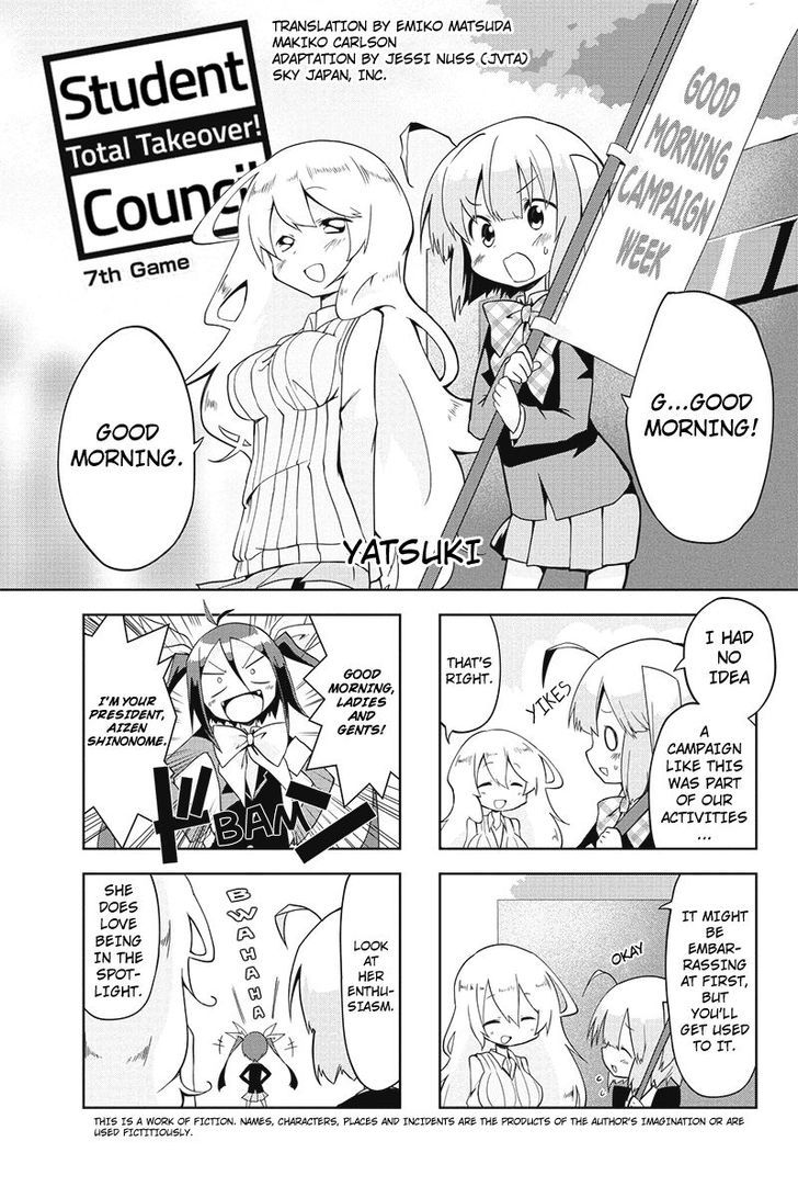 Seitokai Sousenkyo Chapter 7 page 1 - Chapter 7