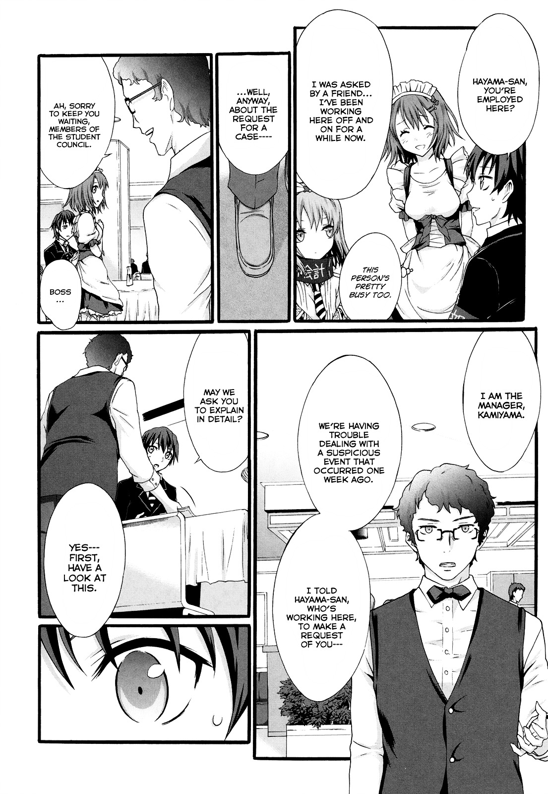 Seitokai Tantei Kirika Chapter 15 page 6 - Chapter 15 : File 15: Cake Lover