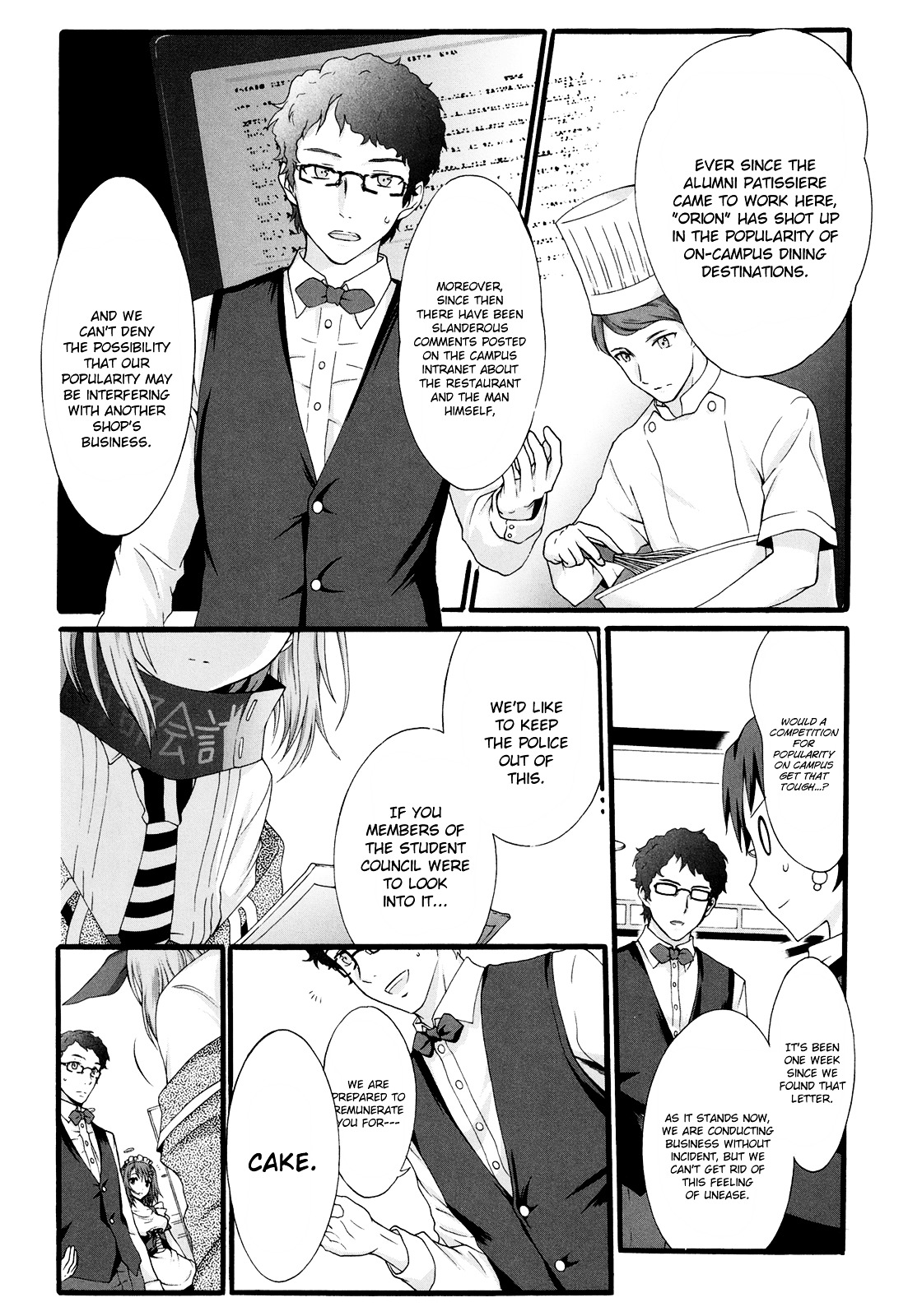 Seitokai Tantei Kirika Chapter 15 page 8 - Chapter 15 : File 15: Cake Lover