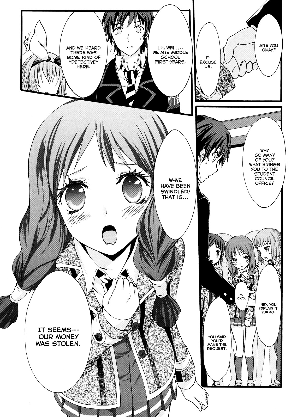 Seitokai Tantei Kirika Chapter 17 page 22 - Chapter 17 : File 17: Swindle