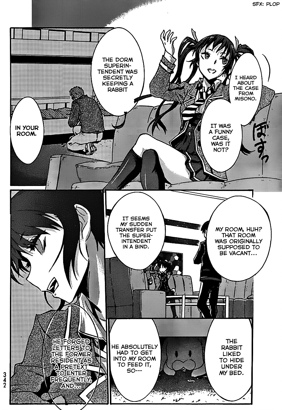 Seitokai Tantei Kirika Chapter 2 page 23 - Chapter 2 : File 03: Warriors (File 02 but SS mag had a misprint)