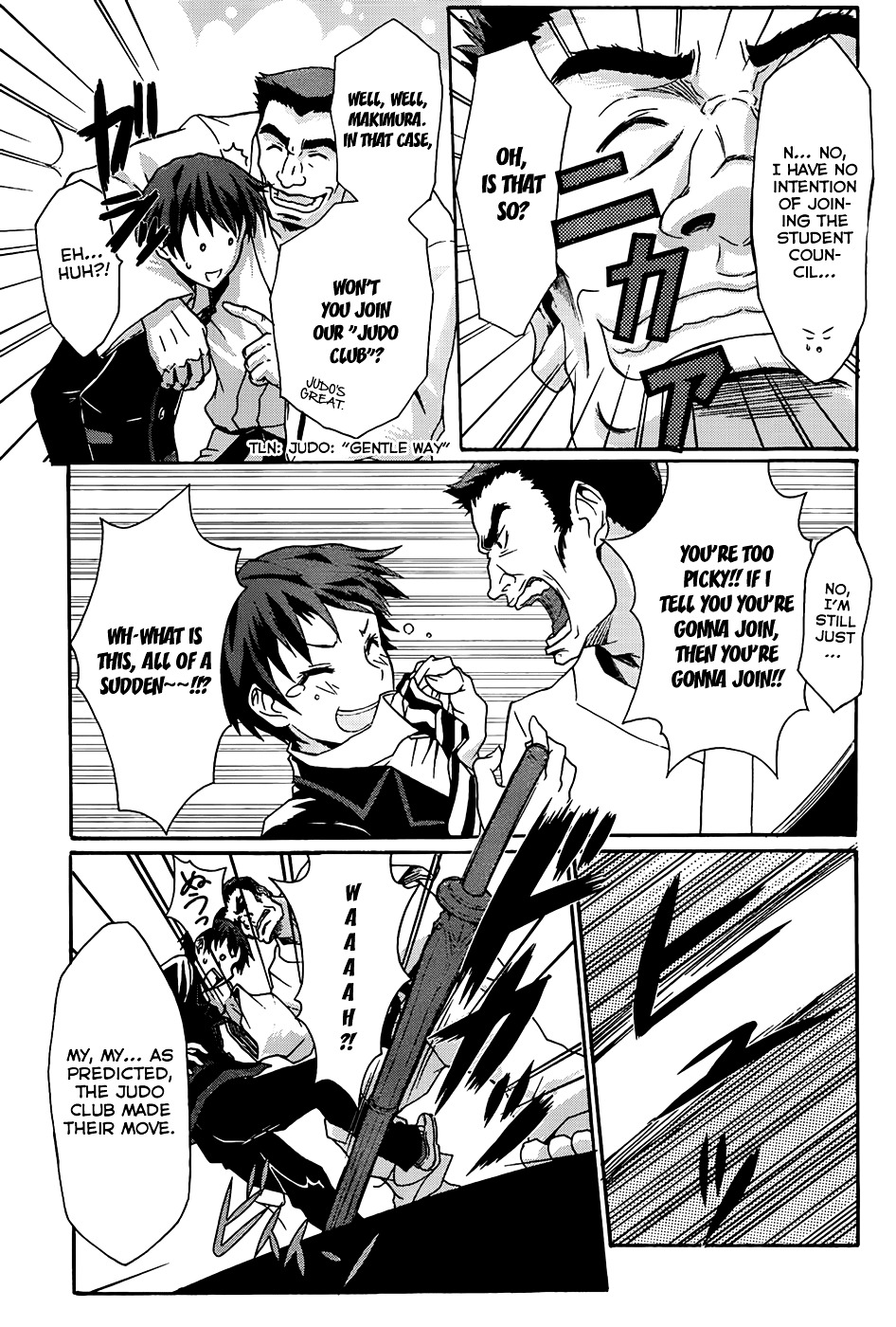 Seitokai Tantei Kirika Chapter 2 page 9 - Chapter 2 : File 03: Warriors (File 02 but SS mag had a misprint)