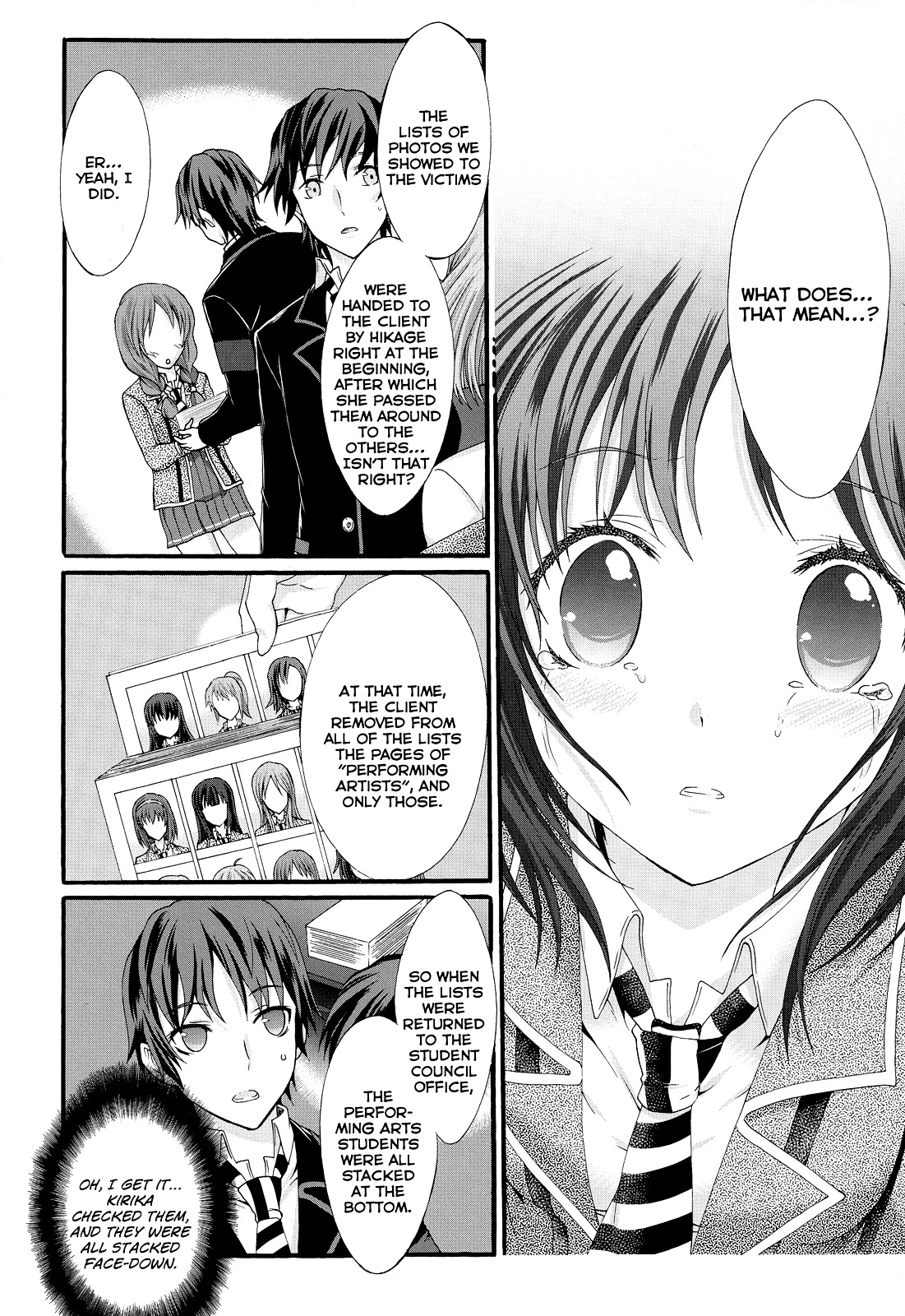Seitokai Tantei Kirika Chapter 20 page 10 - Chapter 20 : Gratitude