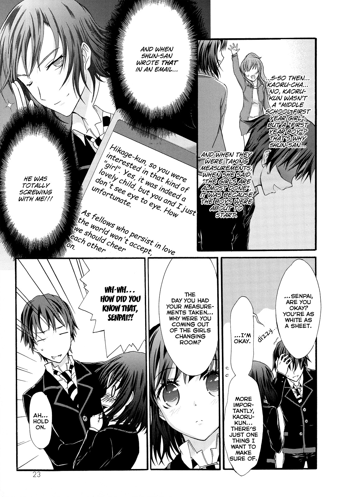 Seitokai Tantei Kirika Chapter 20 page 22 - Chapter 20 : Gratitude