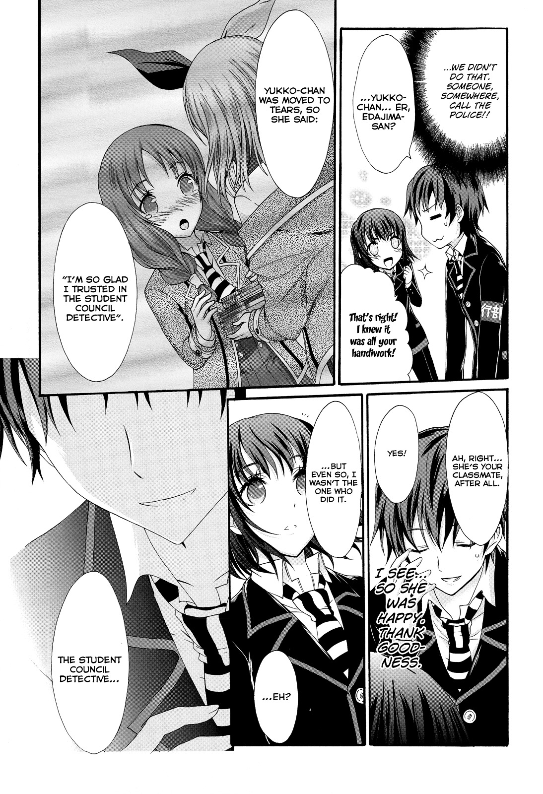 Seitokai Tantei Kirika Chapter 20 page 24 - Chapter 20 : Gratitude