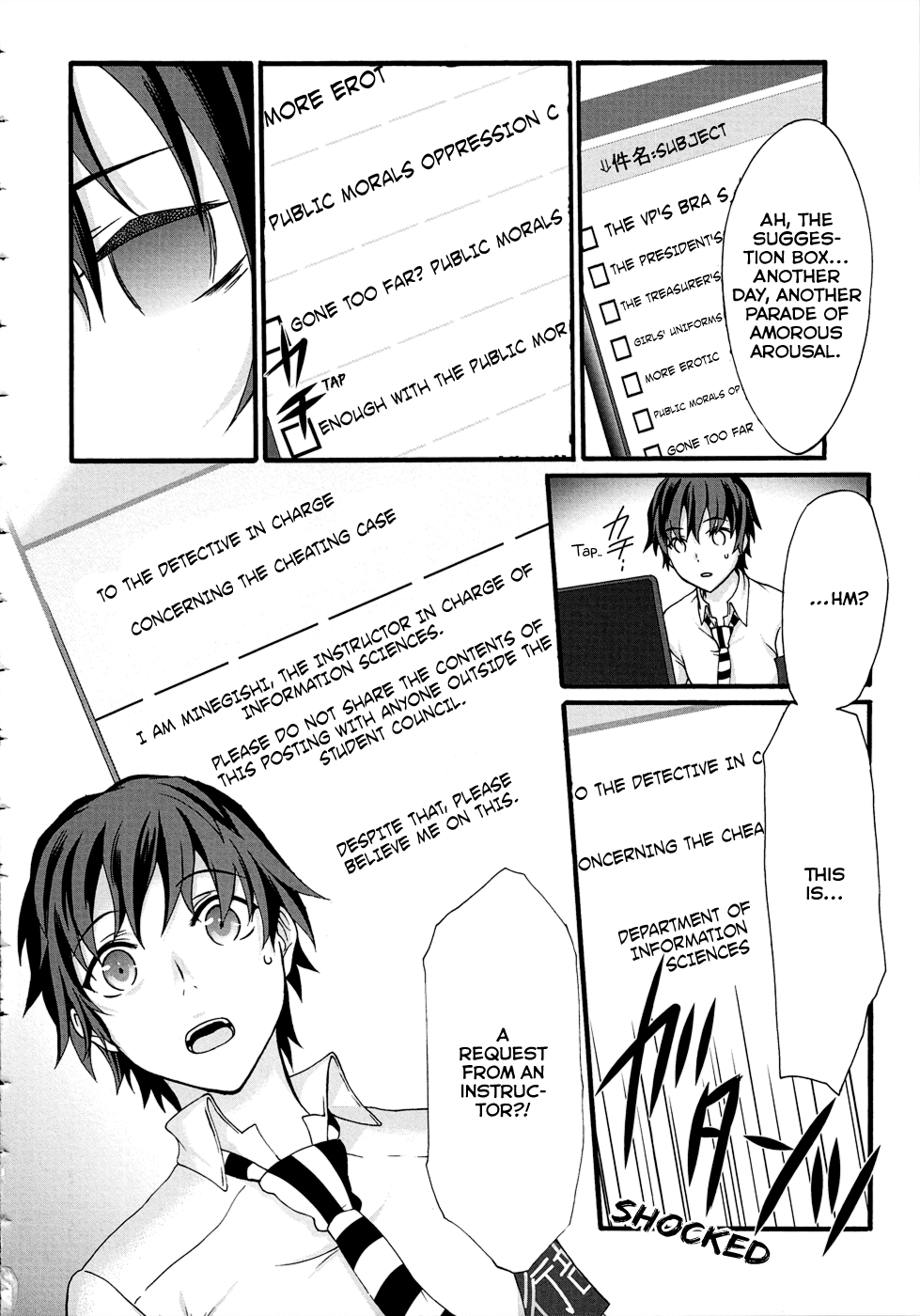 Seitokai Tantei Kirika Chapter 31 page 14 - Chapter 31: Trust