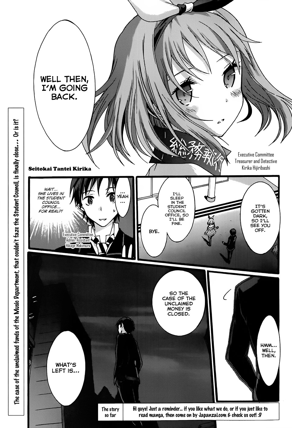 Seitokai Tantei Kirika Chapter 7 page 2 - Chapter 7 : File 07: Place