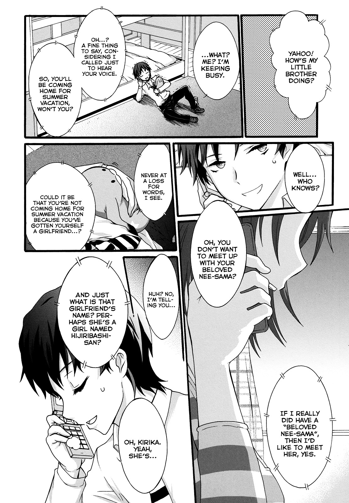 Seitokai Tantei Kirika Chapter 9 page 6 - Chapter 9 : File 09: Family