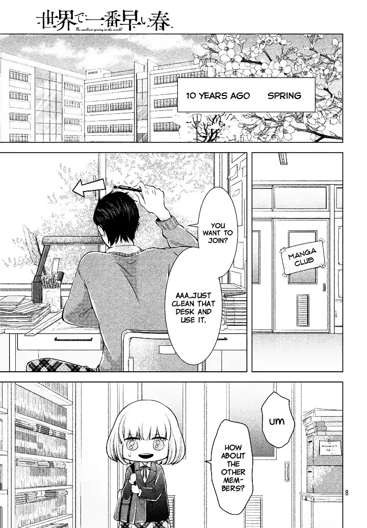 Sekai de Ichiban Hayai Haru Chapter 1 page 8 - Chapter 1