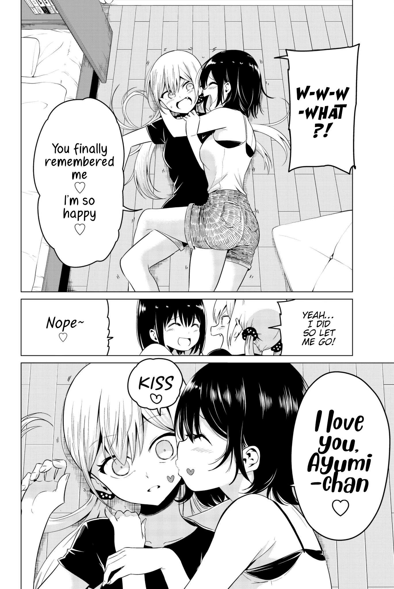 Sekai ka Kanojo ka Erabenai Chapter 18 page 21 - Chapter 18: The 18th Decision: I love you, Ayumi-chan ♥