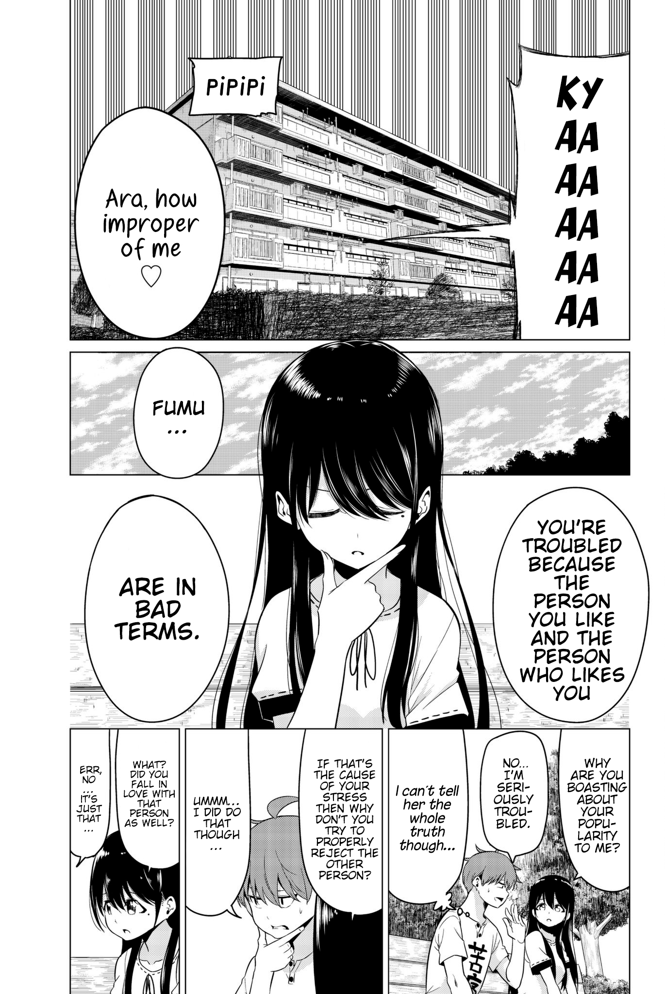 Sekai ka Kanojo ka Erabenai Chapter 18 page 22 - Chapter 18: The 18th Decision: I love you, Ayumi-chan ♥