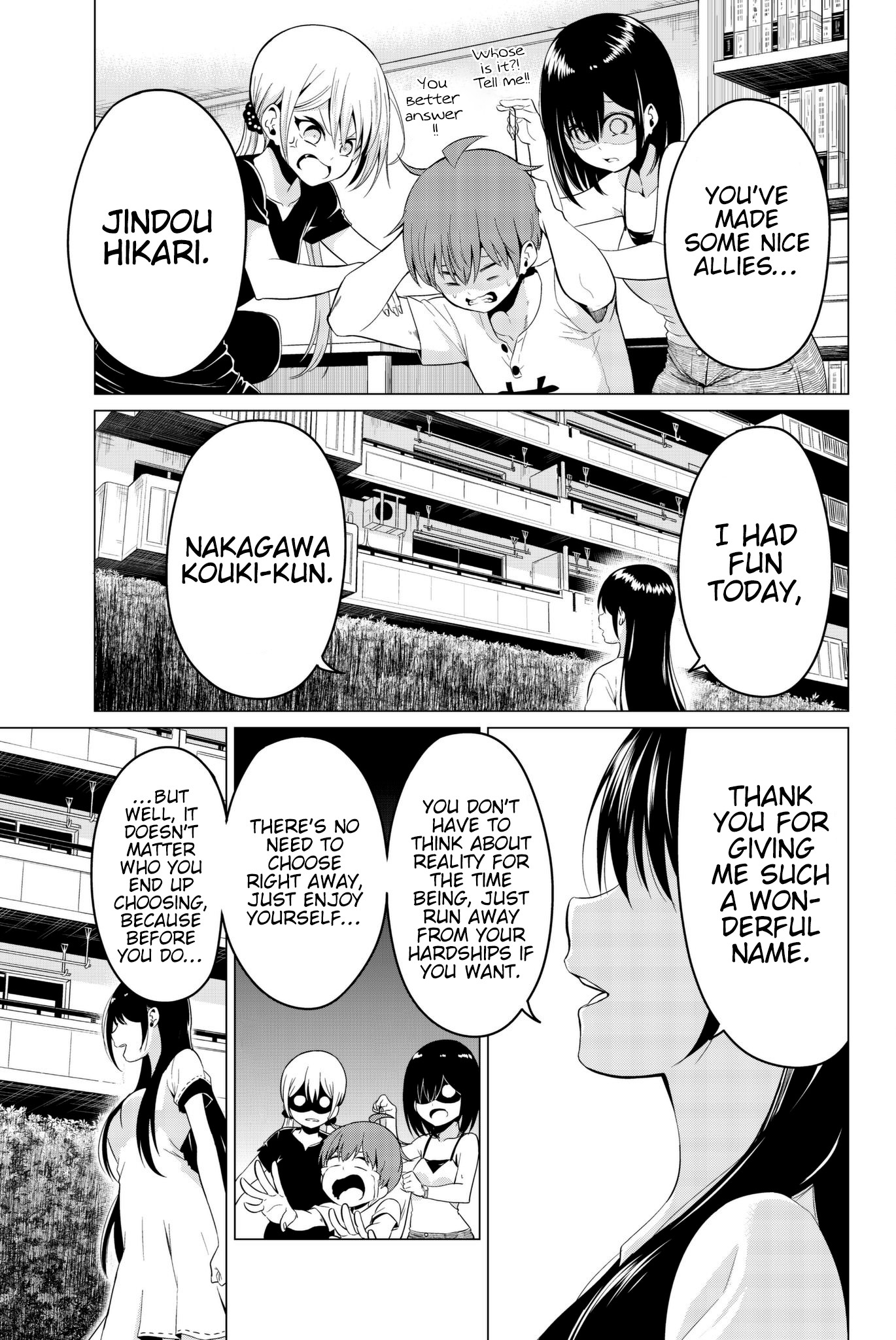 Sekai ka Kanojo ka Erabenai Chapter 18 page 35 - Chapter 18: The 18th Decision: I love you, Ayumi-chan ♥