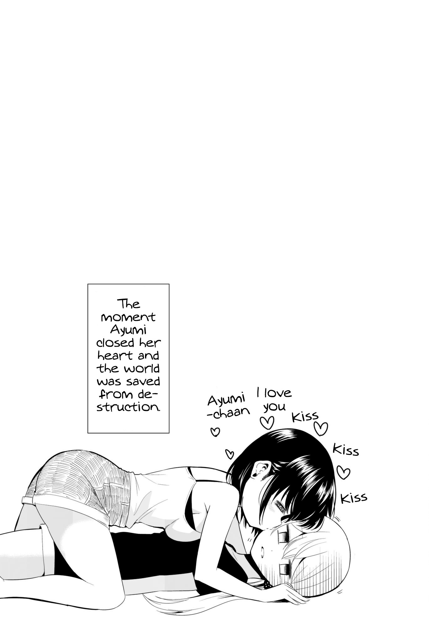 Sekai ka Kanojo ka Erabenai Chapter 18 page 37 - Chapter 18: The 18th Decision: I love you, Ayumi-chan ♥