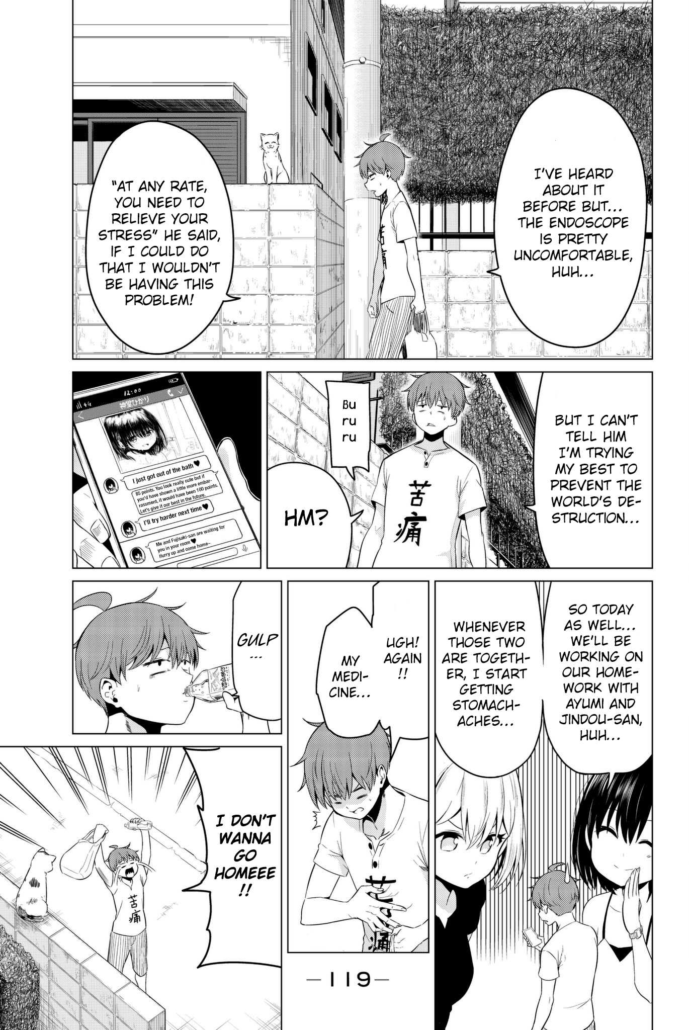 Sekai ka Kanojo ka Erabenai Chapter 18 page 4 - Chapter 18: The 18th Decision: I love you, Ayumi-chan ♥
