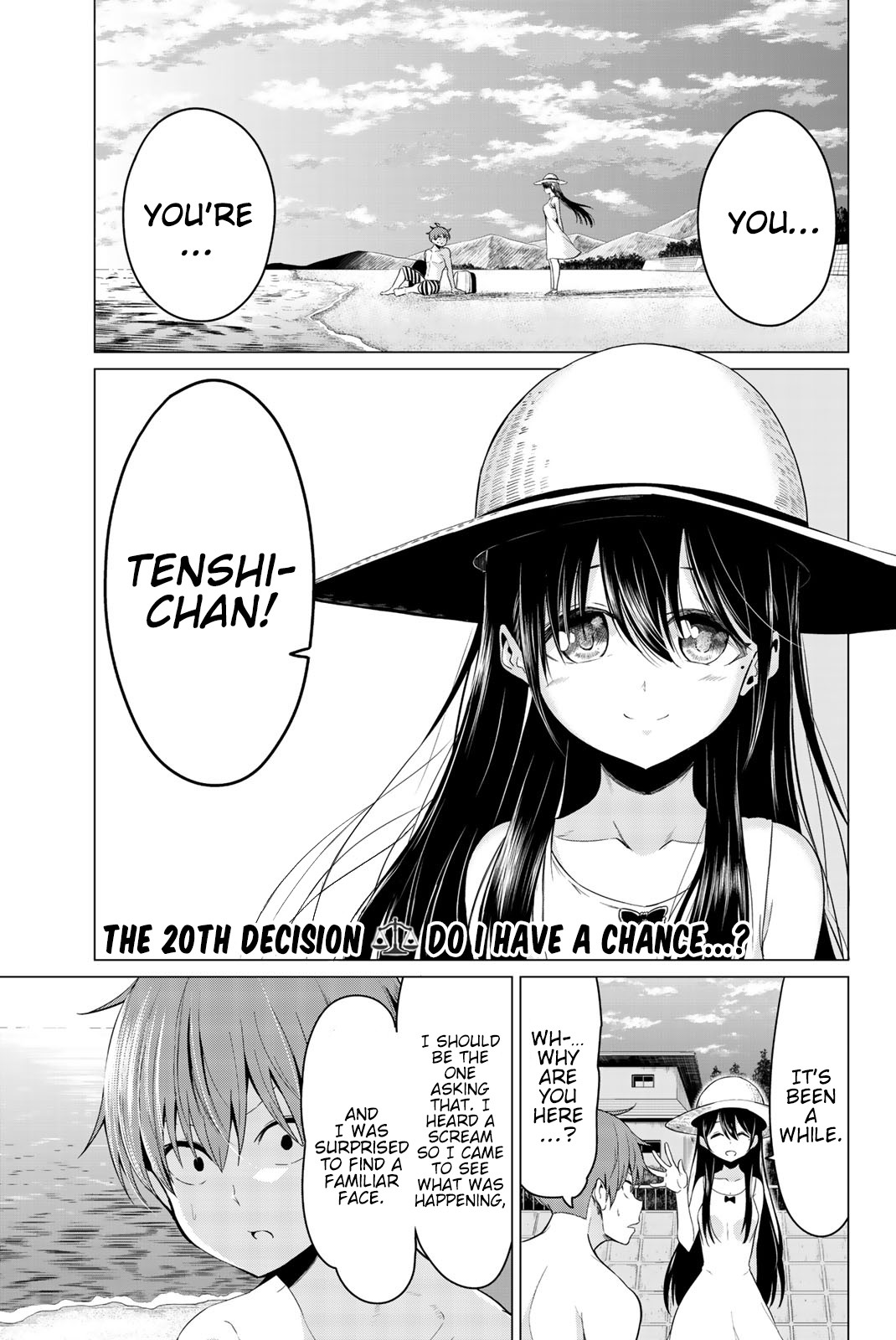 Sekai ka Kanojo ka Erabenai Chapter 20 page 7 - Chapter 20: The 20th Decision: Do I have a chance…?