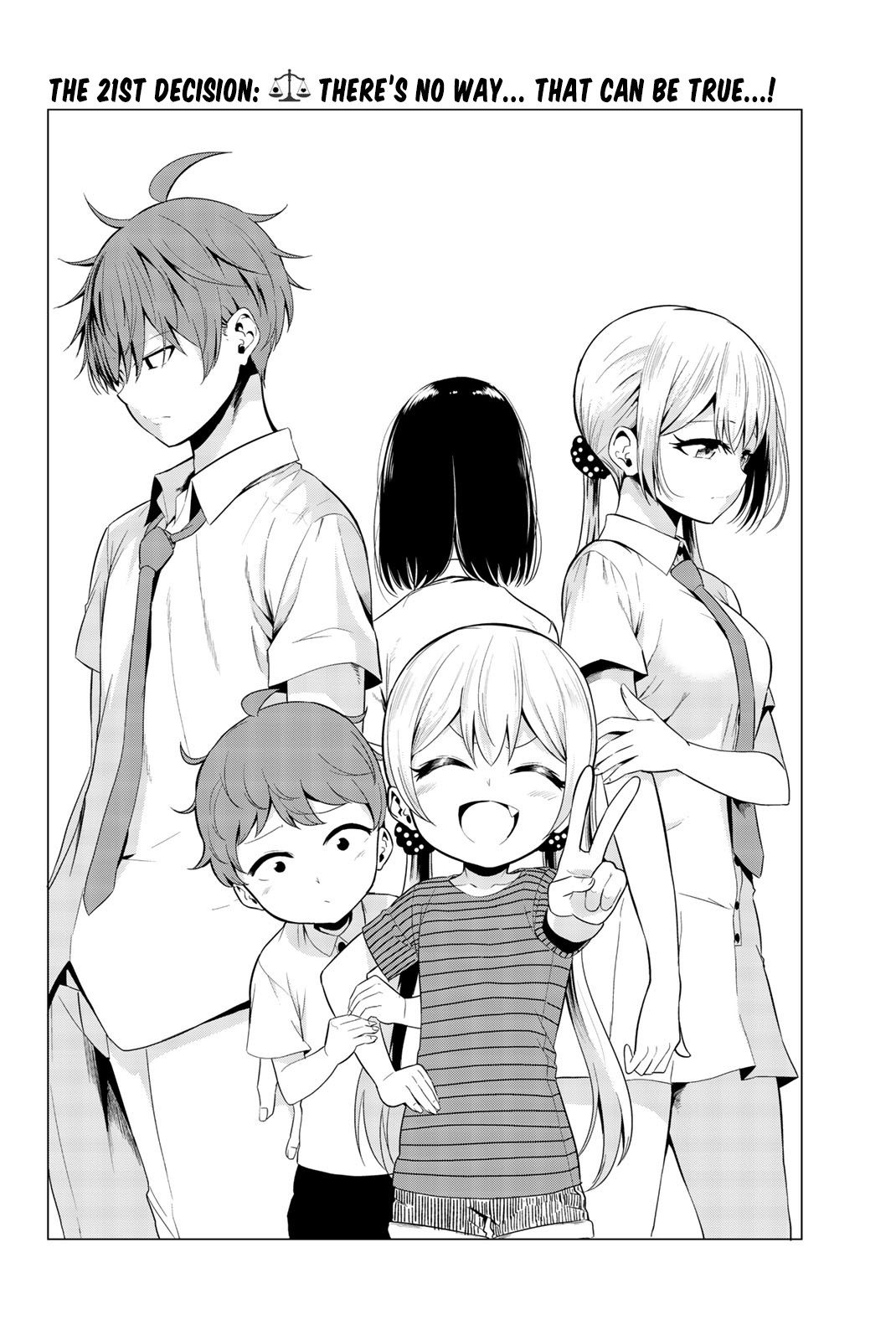 Sekai ka Kanojo ka Erabenai Chapter 21 page 3 - Chapter 21: The 21st Decision: There’s no way… that can be true…!