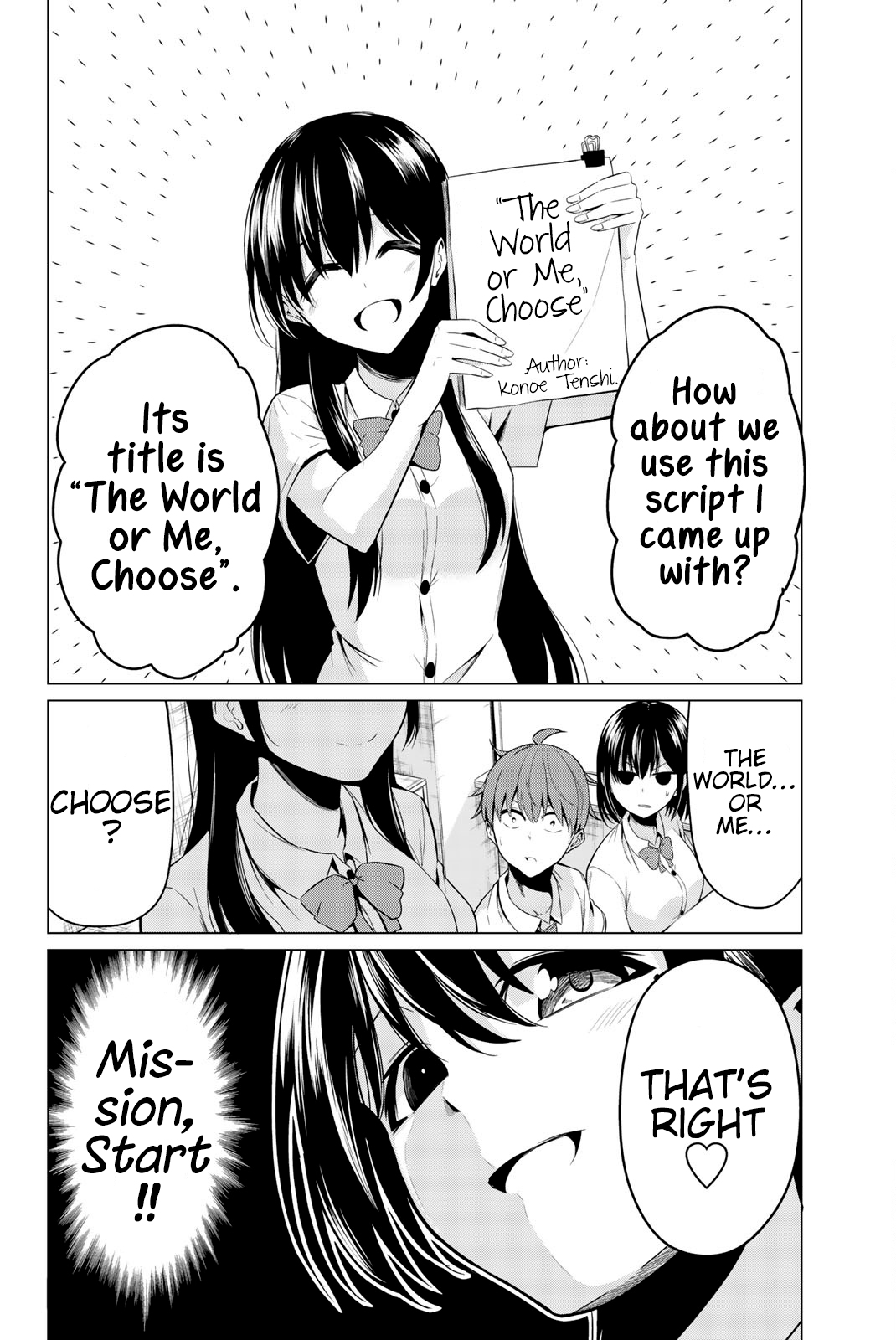 Sekai ka Kanojo ka Erabenai Chapter 25 page 39 - Chapter 25: The 25th Decision: Please do as you’d like.