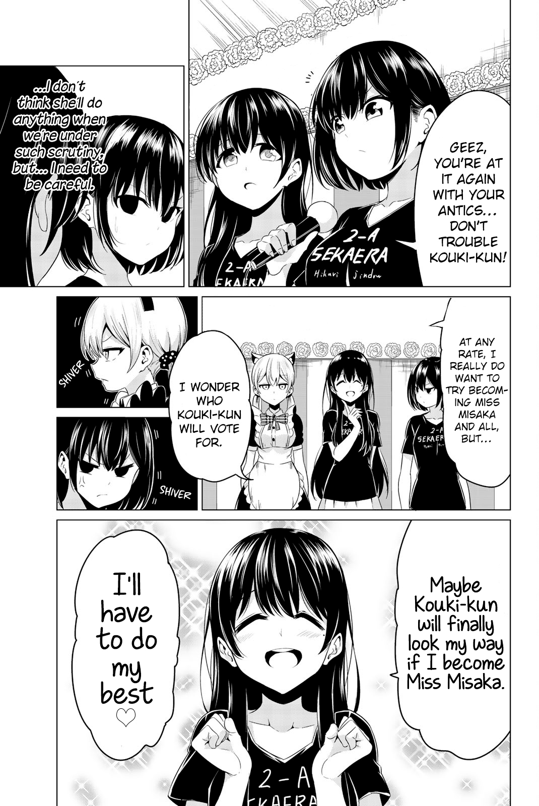 Sekai ka Kanojo ka Erabenai Chapter 26 page 24 - Chapter 26: The 26th Decision: I definitely won’t lose to someone like you!
