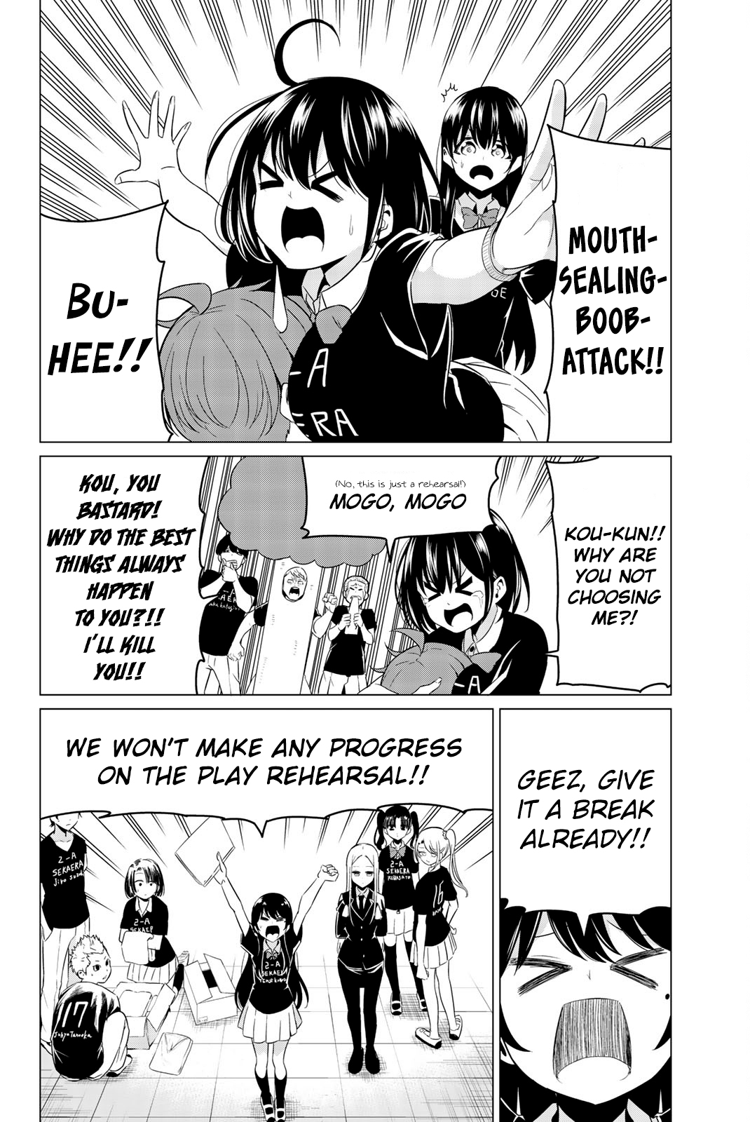 Sekai ka Kanojo ka Erabenai Chapter 26 page 3 - Chapter 26: The 26th Decision: I definitely won’t lose to someone like you!