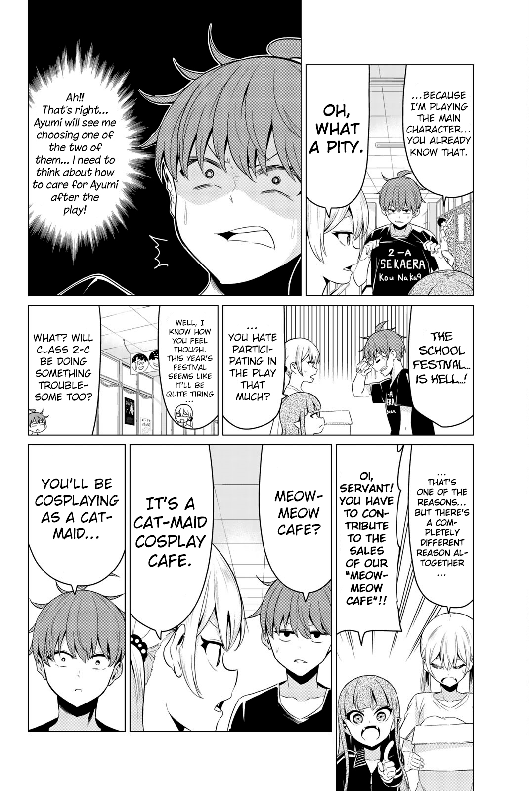 Sekai ka Kanojo ka Erabenai Chapter 26 page 7 - Chapter 26: The 26th Decision: I definitely won’t lose to someone like you!