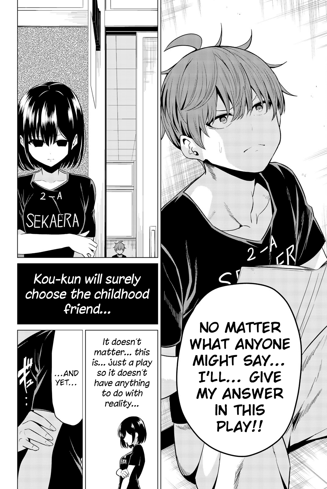 Sekai ka Kanojo ka Erabenai Chapter 27 page 24 - Chapter 27: The 27th Decision: Let’s settle this