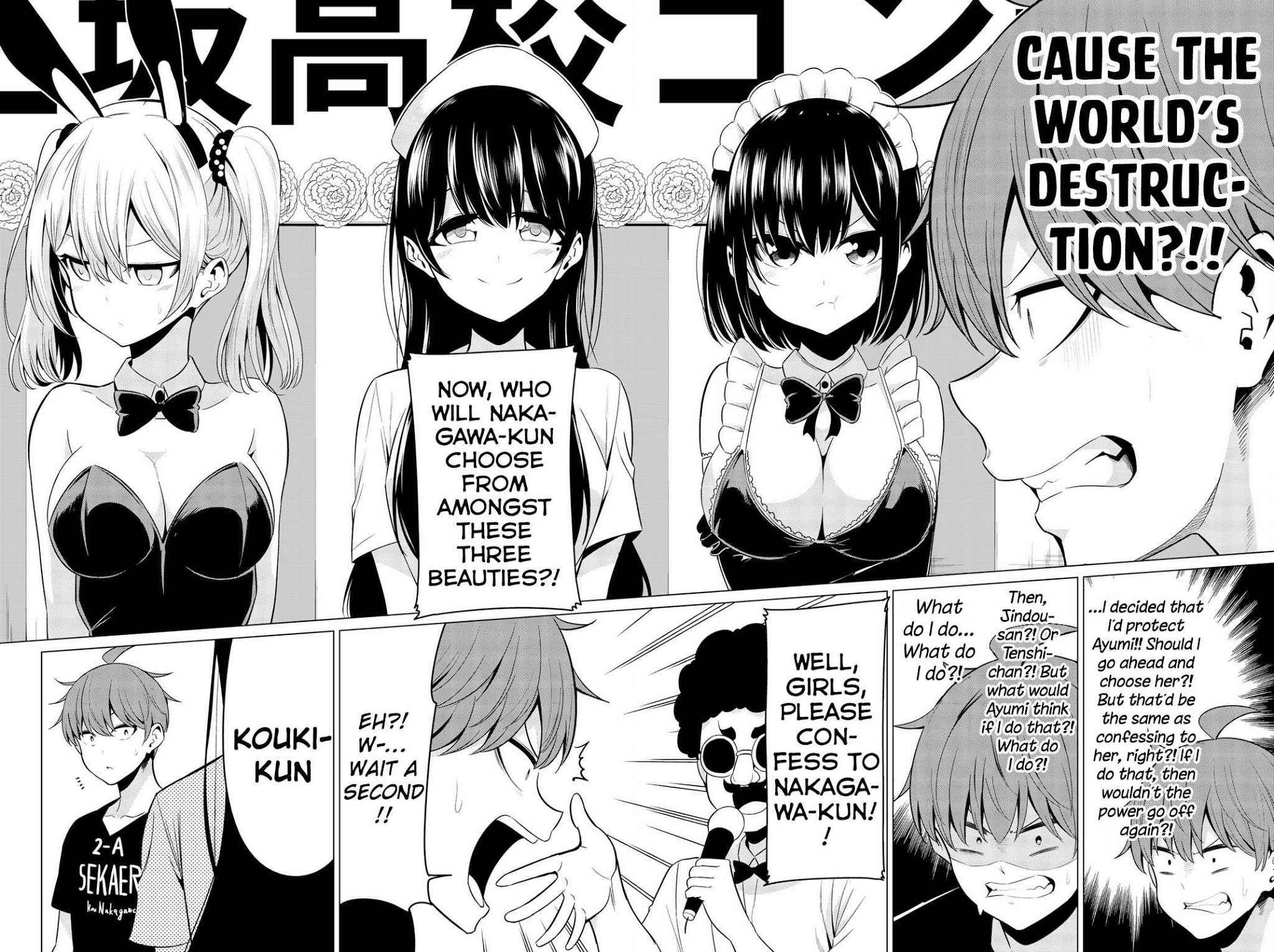Sekai ka Kanojo ka Erabenai Chapter 27 page 3 - Chapter 27: The 27th Decision: Let’s settle this