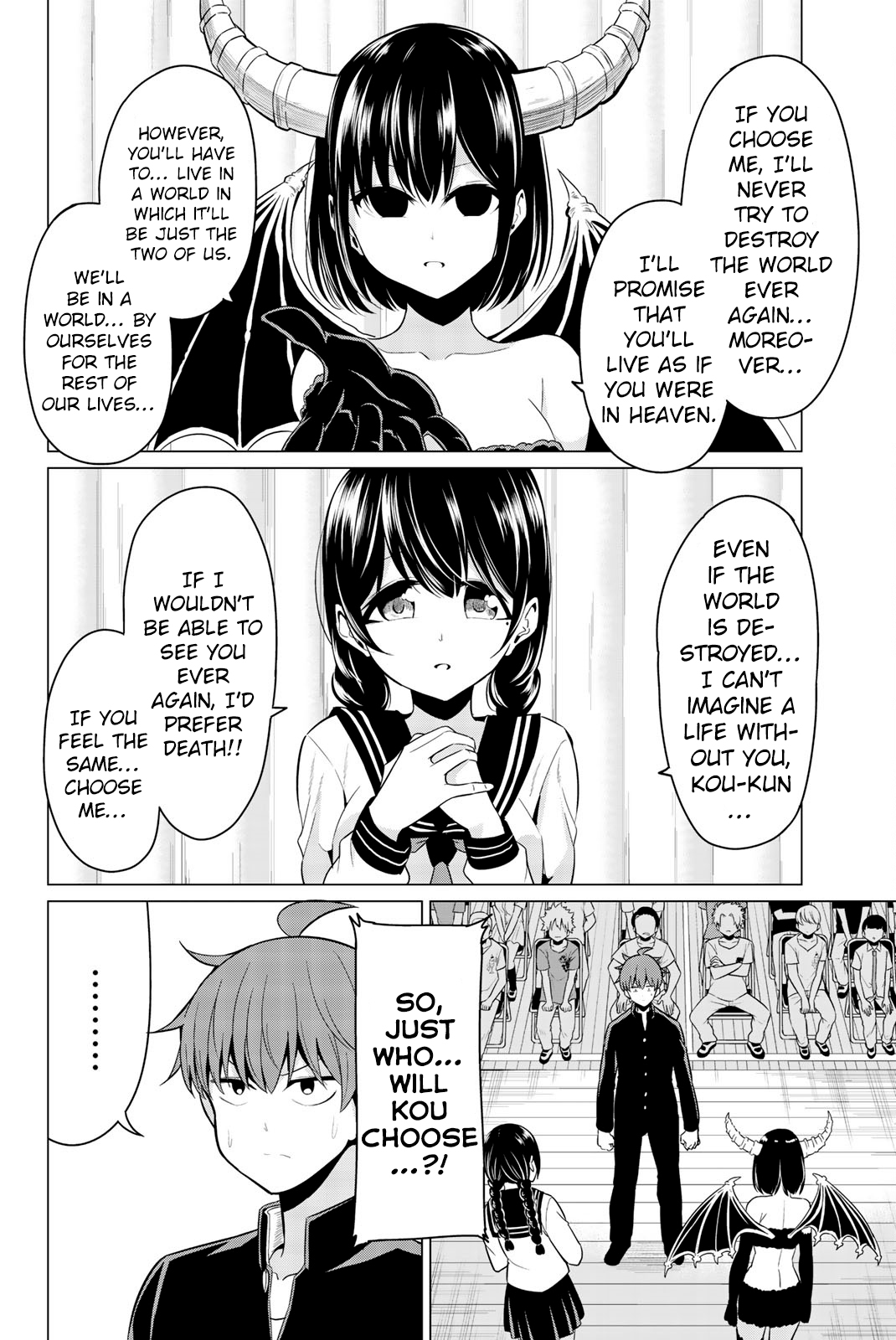 Sekai ka Kanojo ka Erabenai Chapter 27 page 32 - Chapter 27: The 27th Decision: Let’s settle this